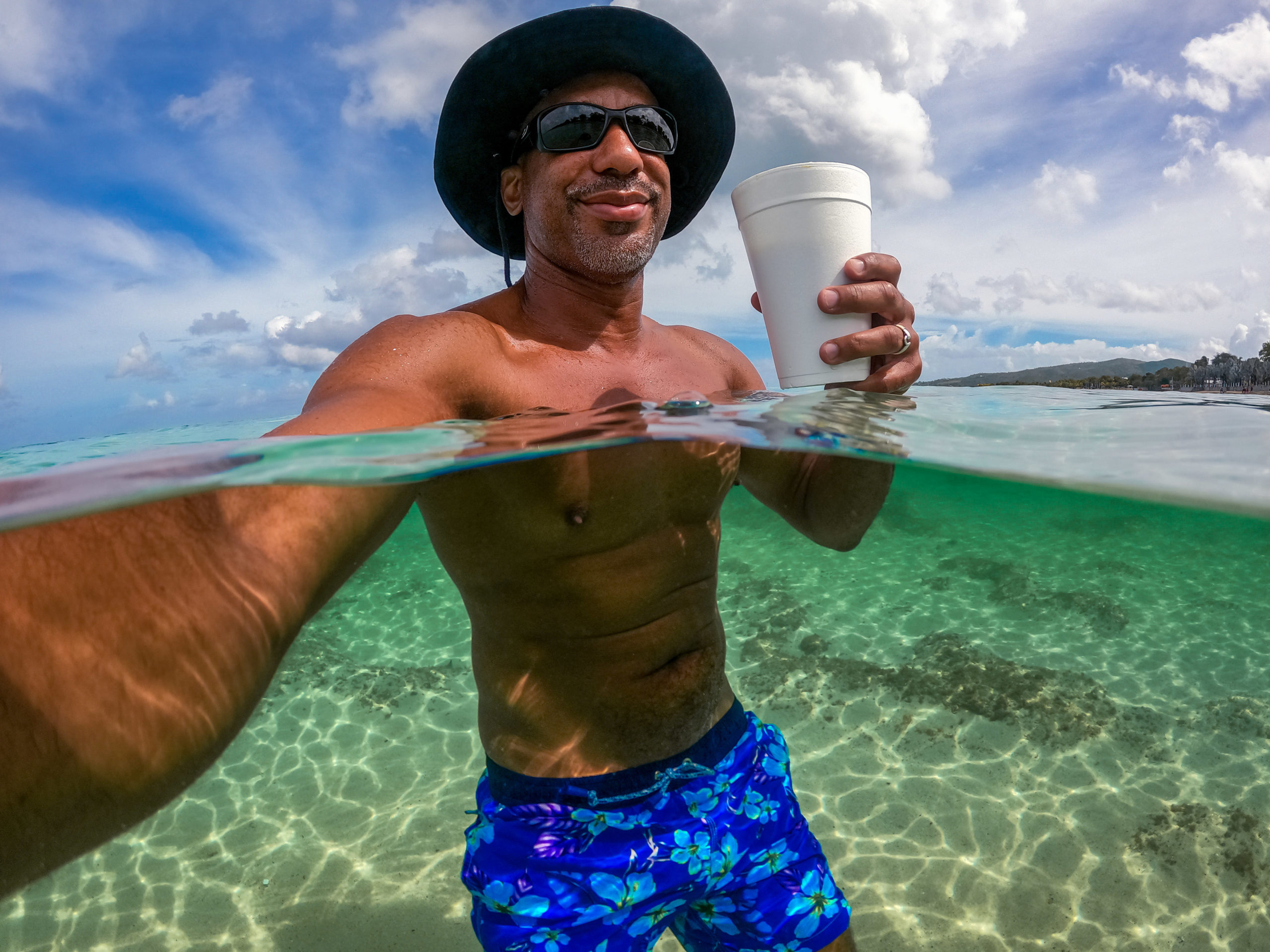 Conch Soup in the sea