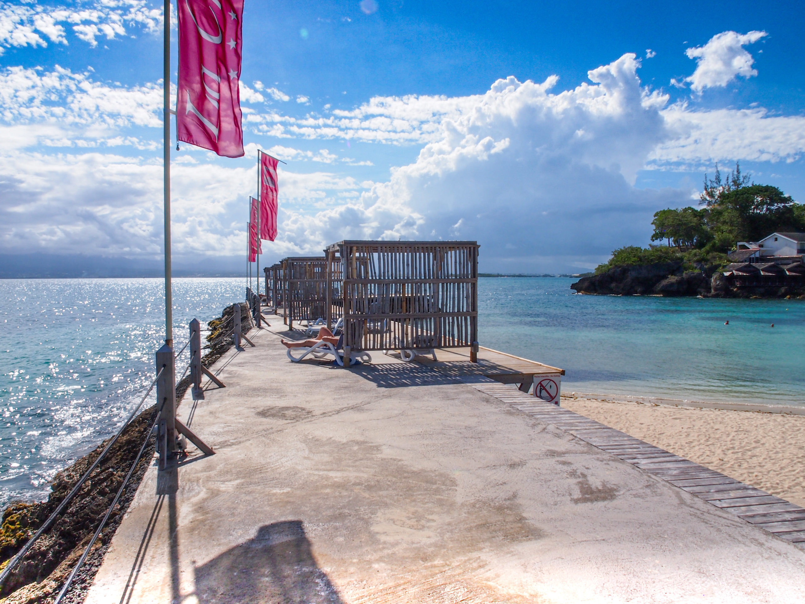 Jetty Sunbathing in Le Gosier