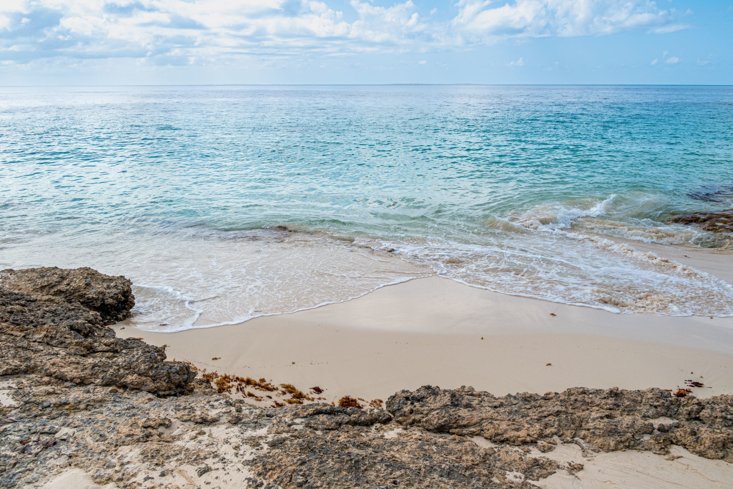 secluded beach