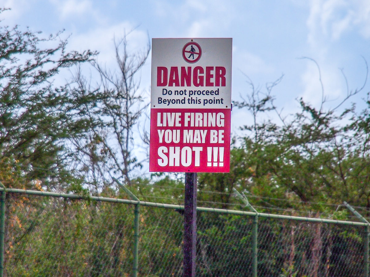 Fort Charles Danger Zone