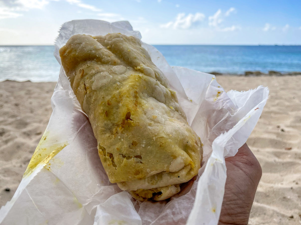 Roti on Dorsch Beach