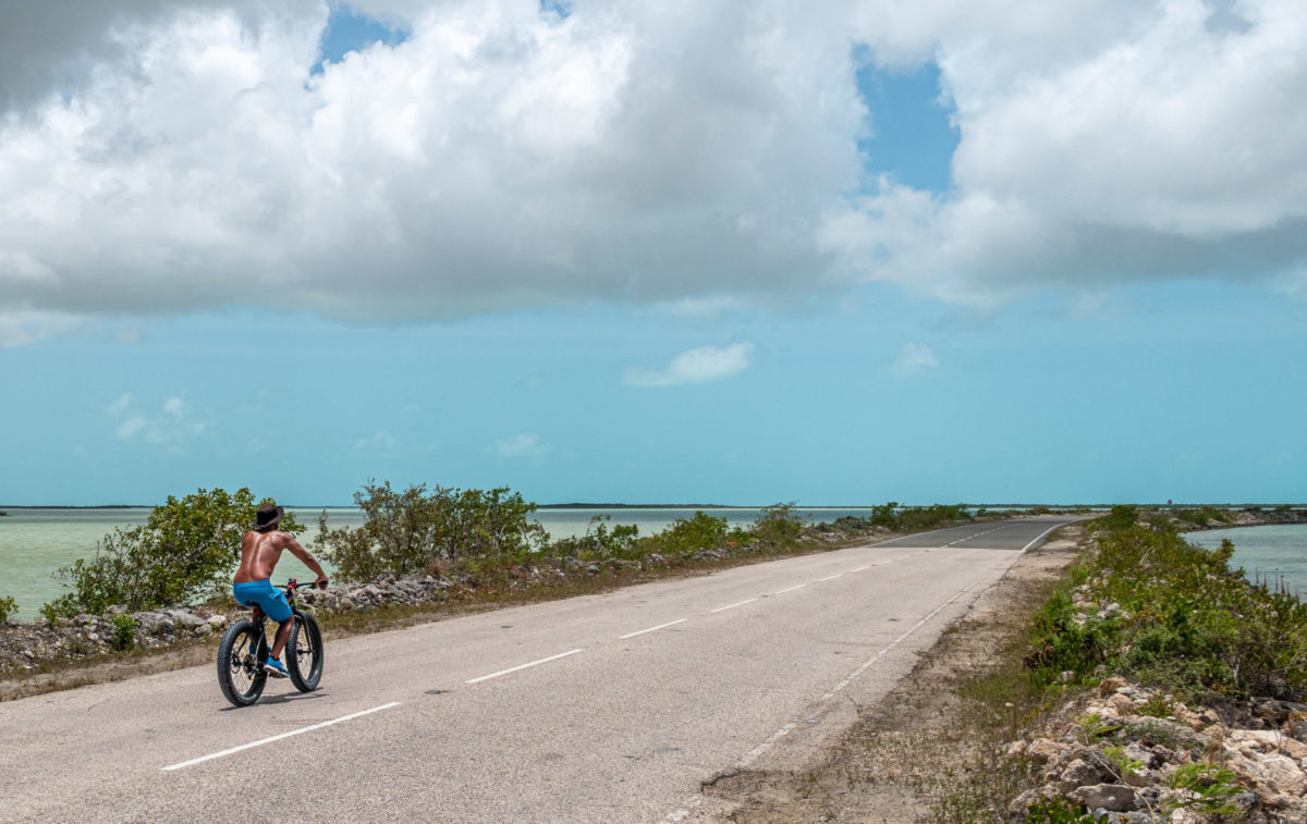 Middle Caicos biking dream come true