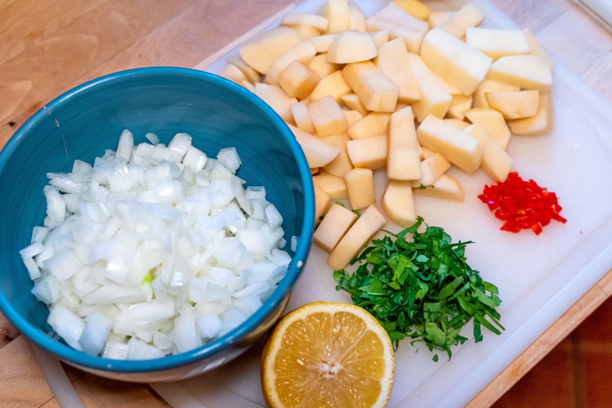 Bahamian Boiled Fish Soup ingredients