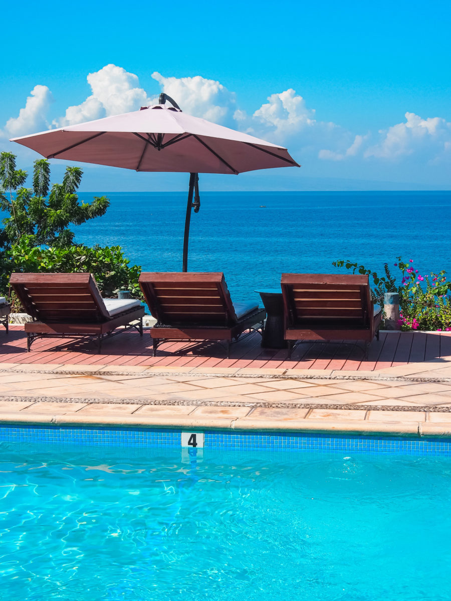 Pool above the sea