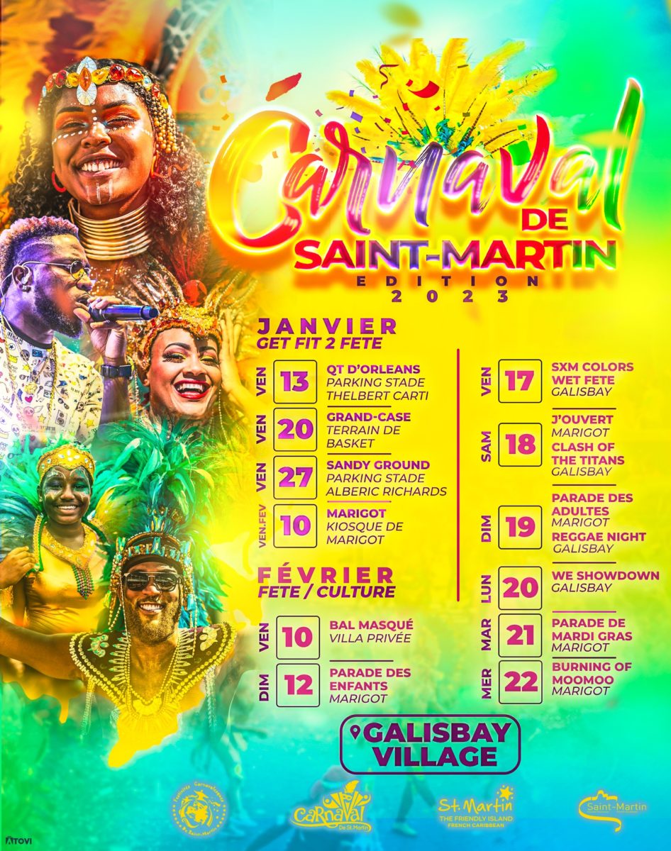 The Carnivals of St. Martin in the Caribbean