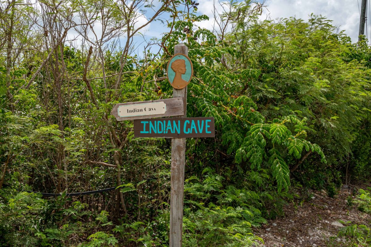 Indian Cave road sign