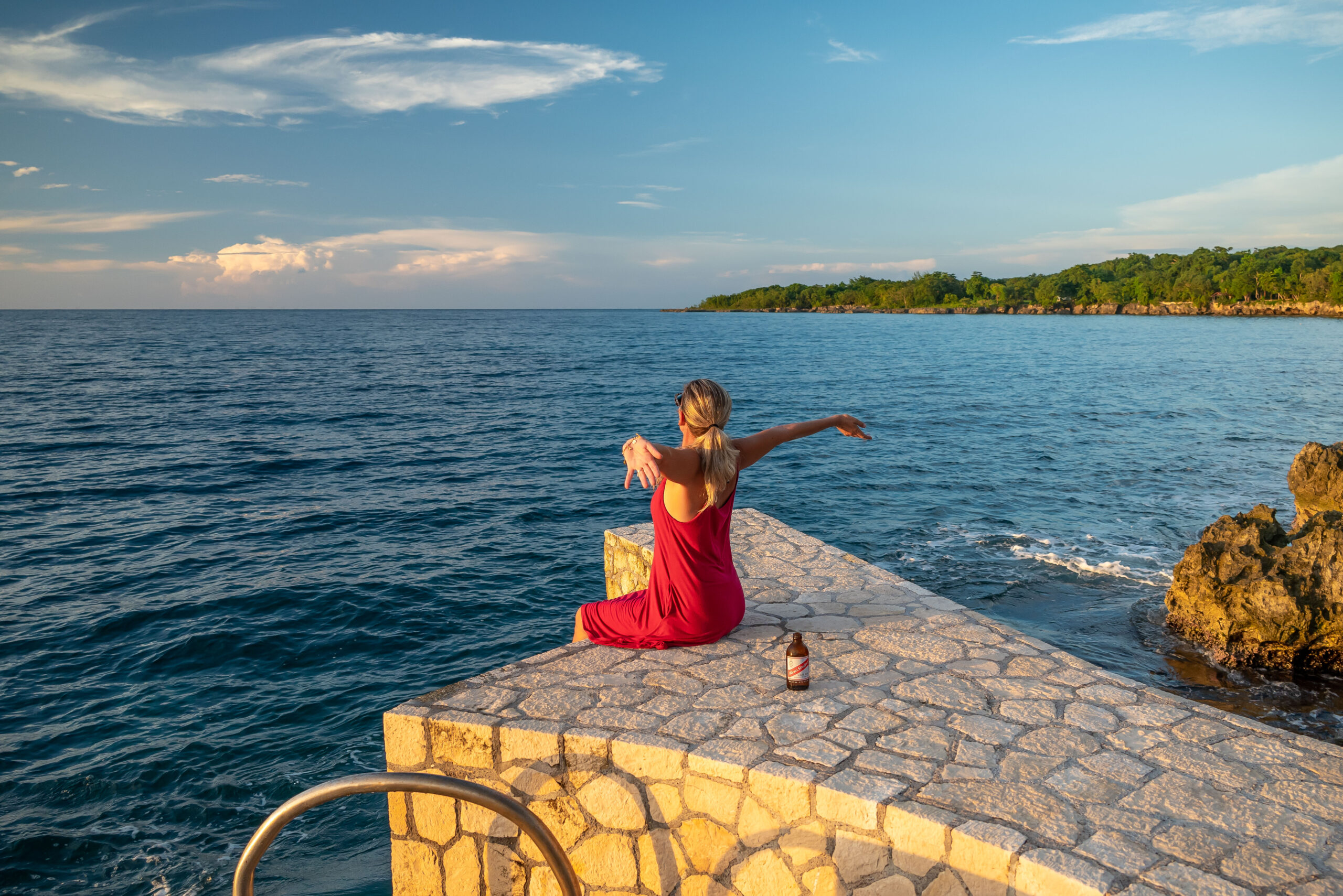 King of the World vibes in Jamaica