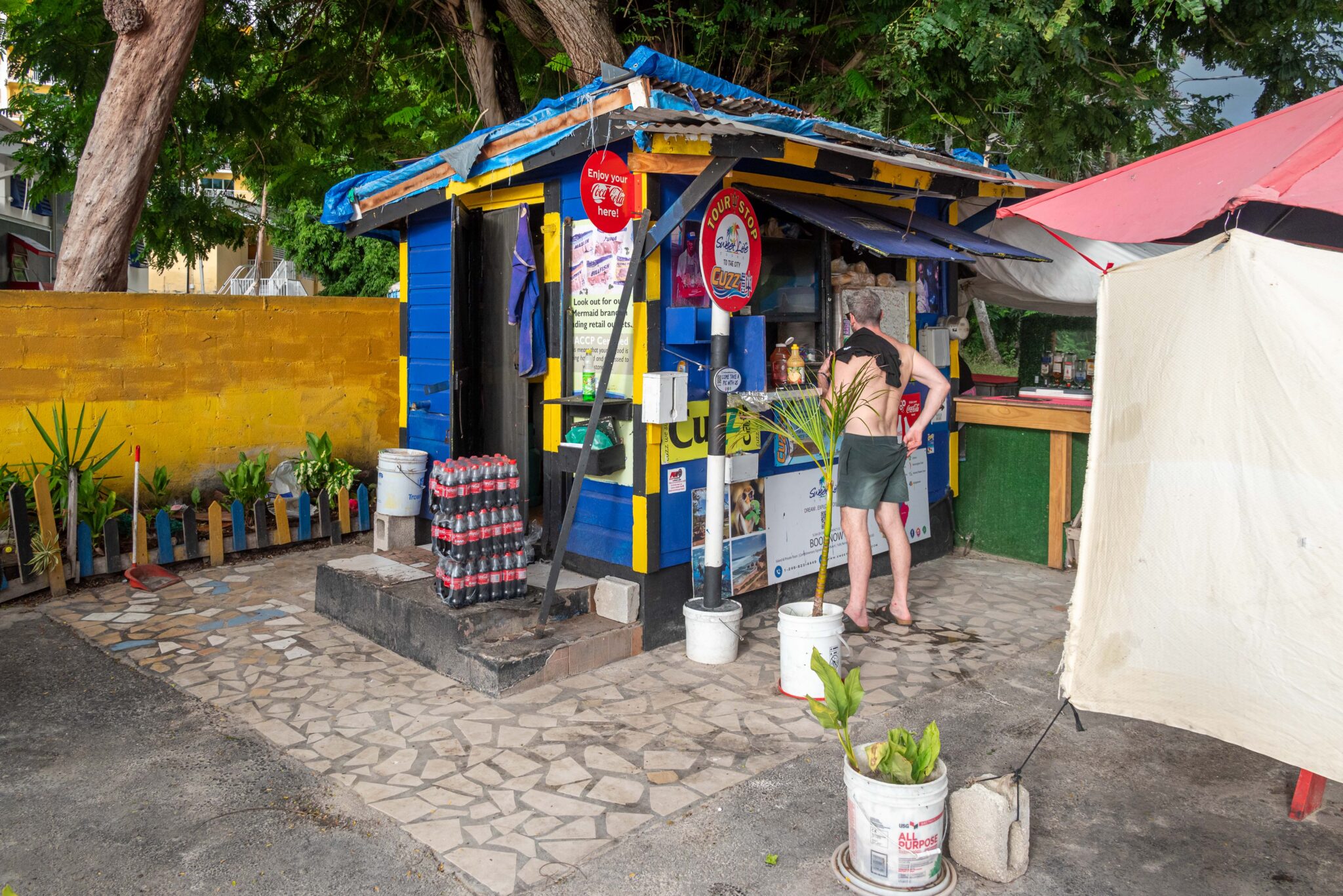 Cuzz's Fish Stand Barbados