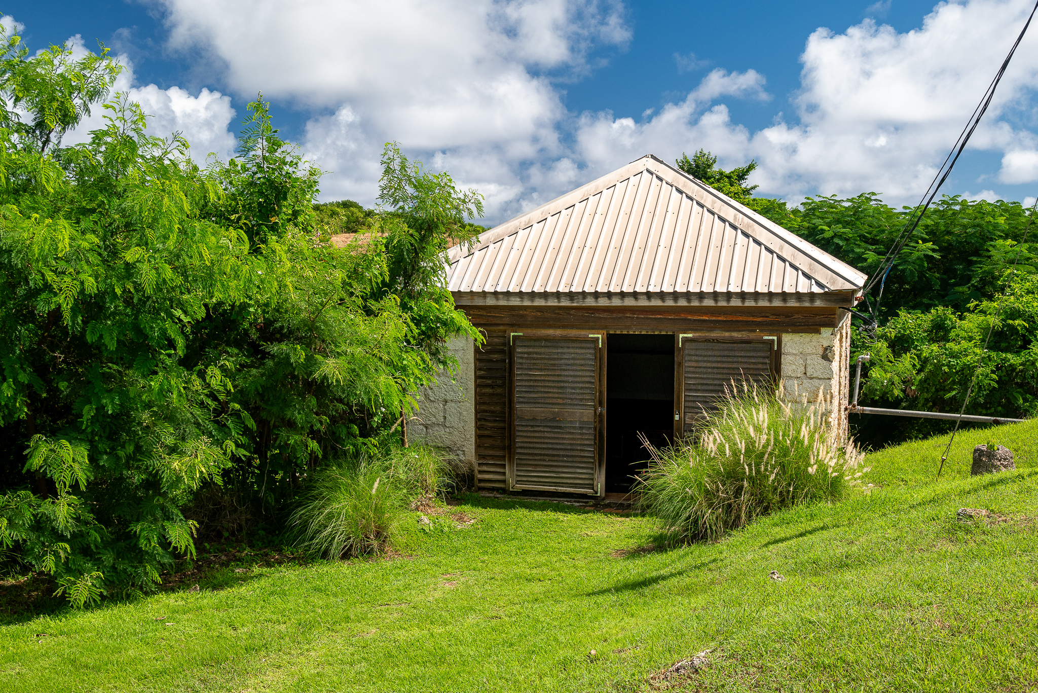 Mount Gay water well shed